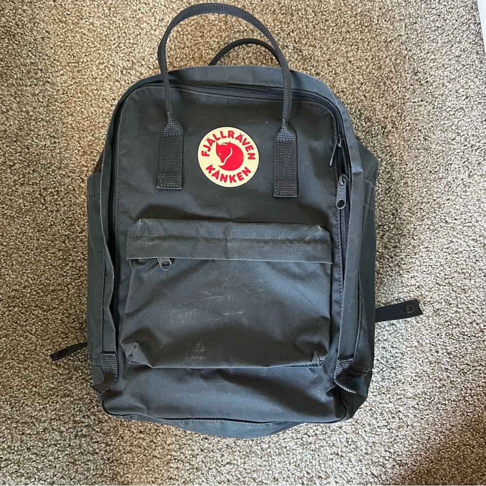 Fjallraven Kånken Washed Navy Blue Backpack